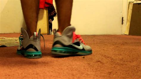 Lebron "9" South Beach "On Feet" - YouTube