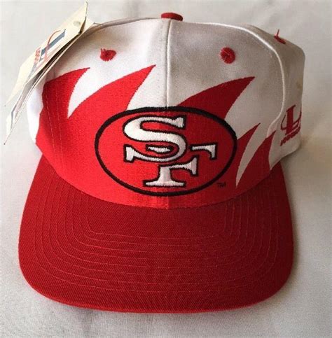 Vintage SF 49ers LOGO ATHLETIC Snapback Hat NFL PRO LINE 90's ...