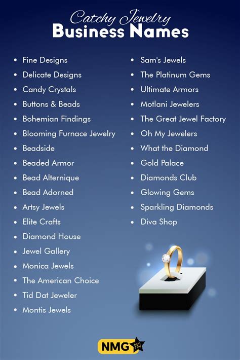 Business Name Ideas For Jewellery - random business name