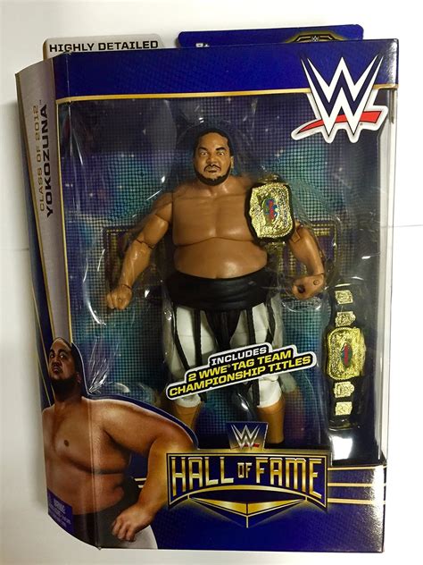 Amazon.com: Mattel WWE Elite Hall of Fame YOKOZUNA Class of 2012 ...