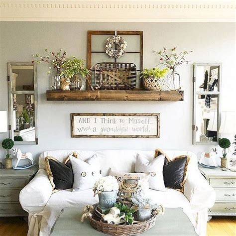 Modern Farmhouse Living Room Wall Ideas