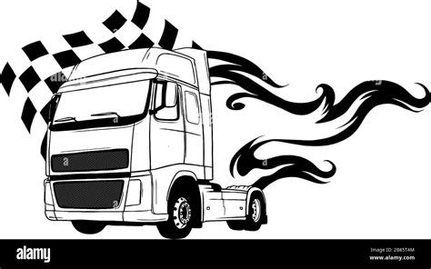 Truck vector hi-res stock photography and images - Alamy