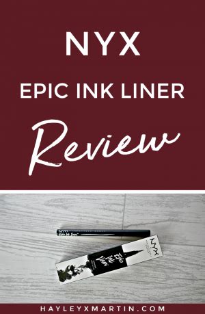 NYX Epic Ink Liner | Review - hayleyxmartin