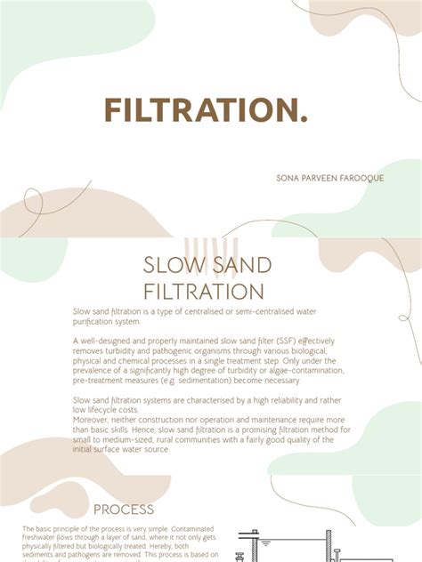 Types of Filtrations | PDF | Water Purification | Filtration