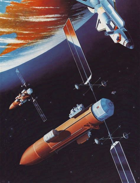 humanoidhistory: “Early 1980s Martin Marietta concept art shows a # ...