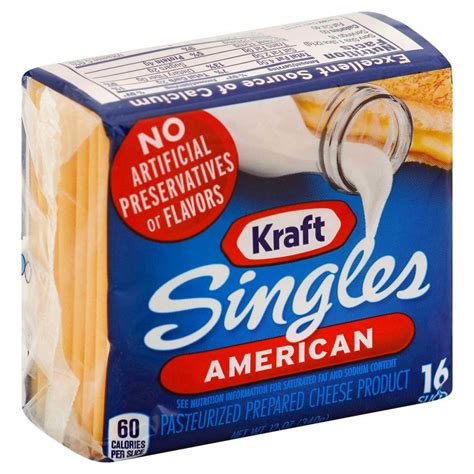 Kraft American Cheese Singles 16 CT 12oz PKG | Garden Grocer