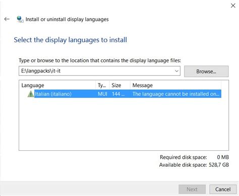 Problems in installing a language pack in Windows 10 - Microsoft Community