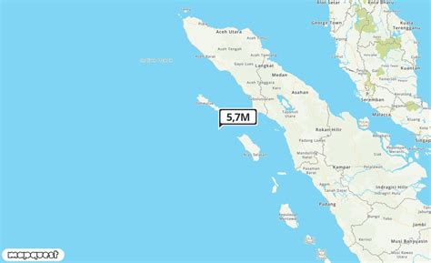 INFO BMKG: Gempa Guncang Gunung Sitoli di Laut 290 km Barat Daya 5.7 ...