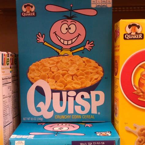 Quisp Cereal. Tastes like Cap'n Crunch Ate a lot of this! | Quisp ...