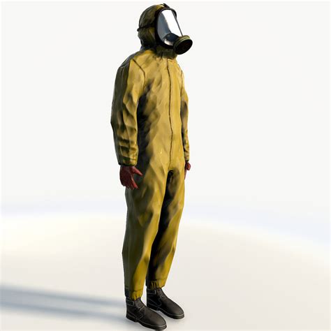 Man in Hazmat suit simple 3D Model $29 - .fbx .blend .unknown .obj .max ...