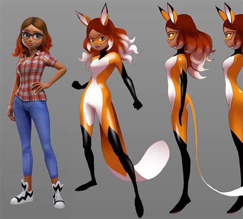 Miraculous Ladybug Rena Rouge official concept art - YouLoveIt.com