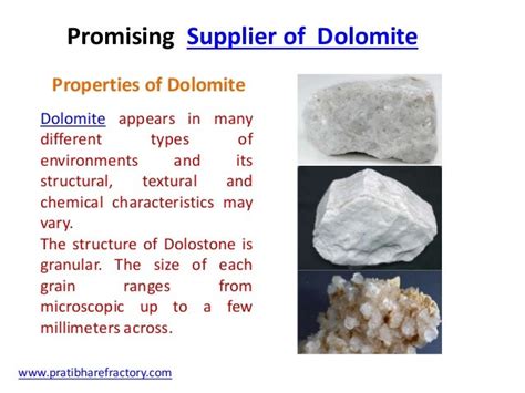 Supplier of dolomite