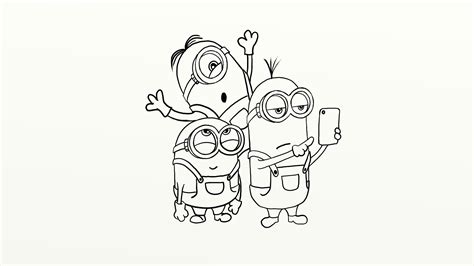 Daily Cartoon Drawings - Drawing Minions