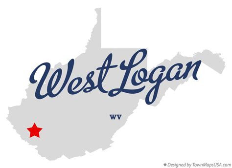 Map of West Logan, WV, West Virginia