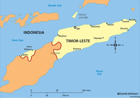 Timor Leste Position On The Map