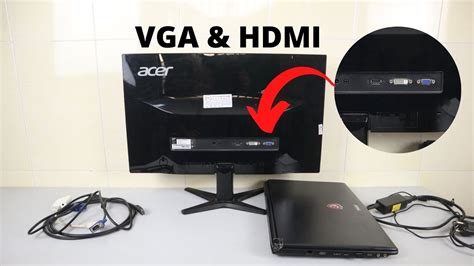 How to Connect Monitor to Laptop VGA and HDMI - YouTube