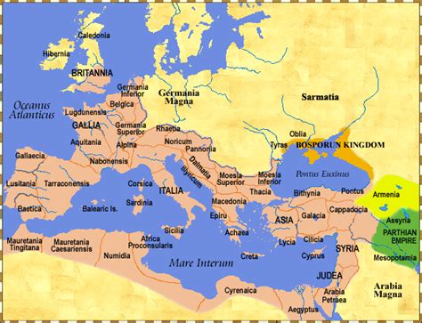 Maps of the Roman World in the First Century C.E.