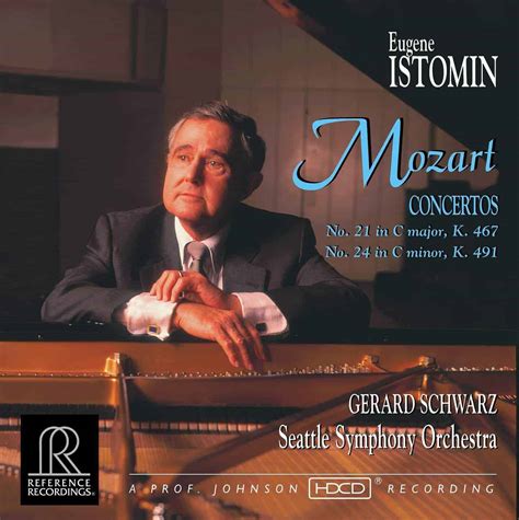 Mozart: Piano Concertos 21 & 24 | Eugene Istomin, Gerard Schwarz ...