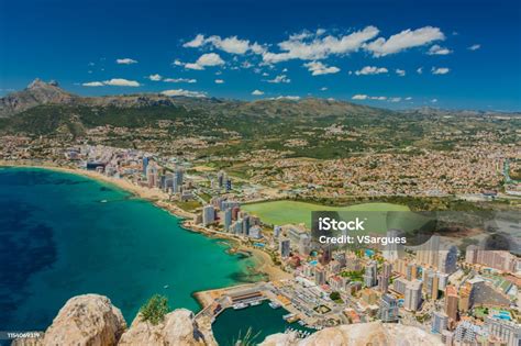 Calpe And Beaches View Stock Photo - Download Image Now - Alicante ...