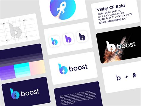 Boost logo on Behance