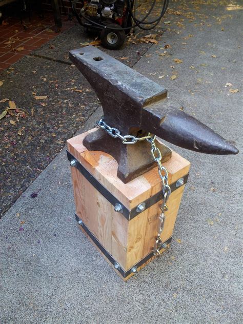 Made a stand for my grandfather's old anvil - Imgur Metal Working ...