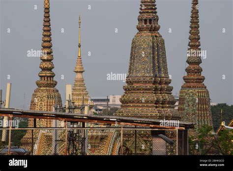 Chao Phraya River & Buddhist Temples, Bangkok 220120 Stock Photo - Alamy