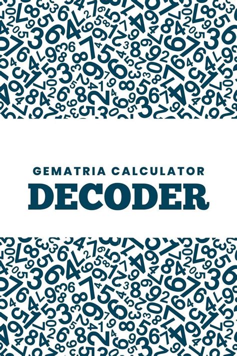 What is gematria decoder? | Alphabet numerology, Numerology, Hebrew words