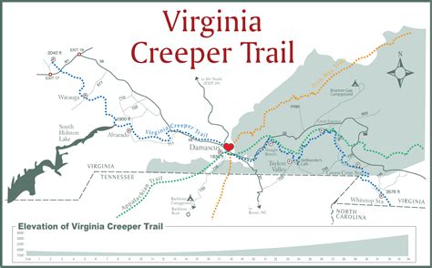 Virginia Creeper Trail Maps