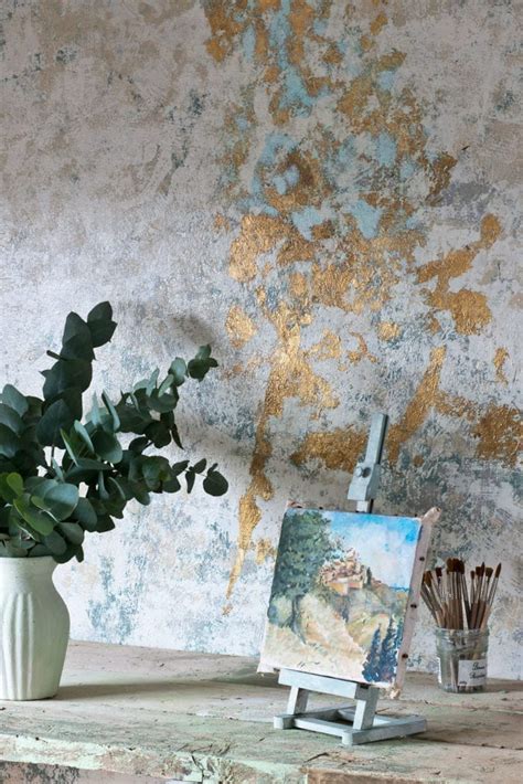 Venetian Plaster Inspired Wall by Annie Sloan | Annie Sloan