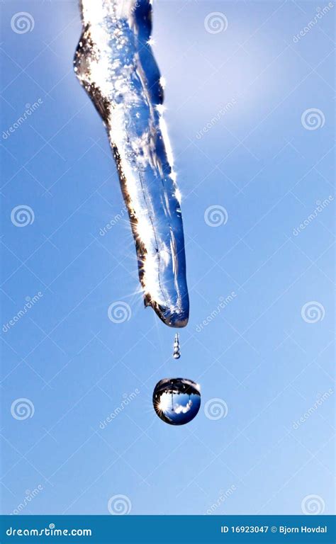 Ice drop stock image. Image of falling, nature, background - 16923047