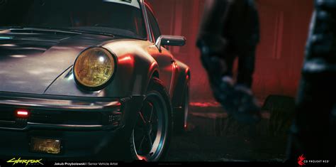 Jakub Przybolewski - Cyberpunk 2077 - Johnny Silverhand's Porsche - 911 ...