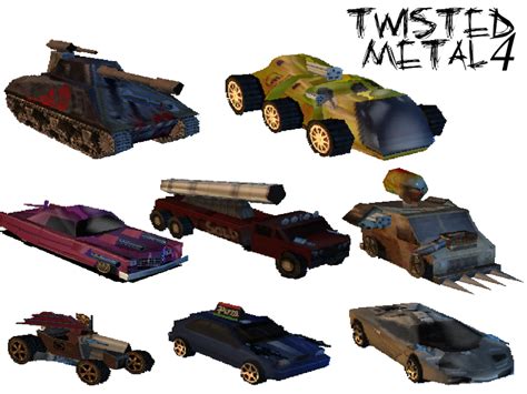 Twisted Metal 4 Vehicle Renders (Not Complete) by TwistedDarkJustin on ...