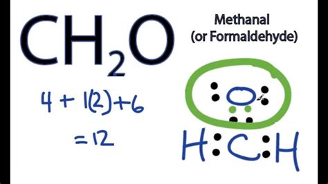 CH2O Lewis Structure - How to Draw the Dot Structure for CH2O - YouTube