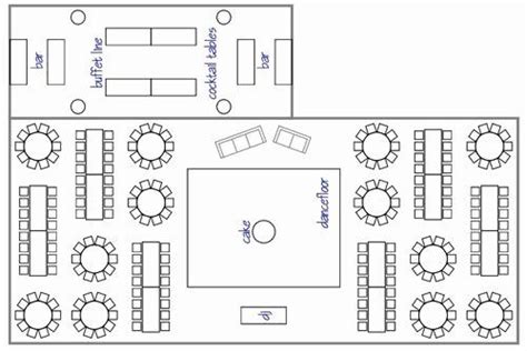 Banquet Floor Plan Template - floorplans.click