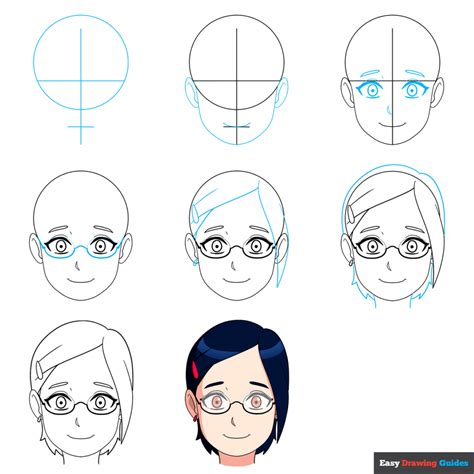 How To Draw Anime Characters Step By Step Easy