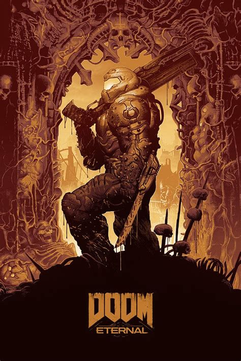 Doom Eternal (Variant) Poster – Mondo