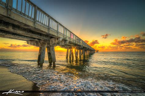 Pompano Beach Pier Broward County Florida Under the Pier | HDR ...