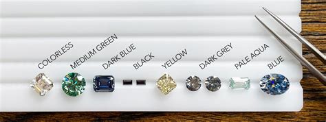 Moissanite Colors, Moissanite Color Chart – J Hollywood Designs