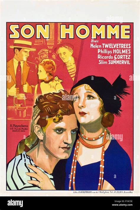 Her Man (1930) - French Movie Poster Stock Photo - Alamy