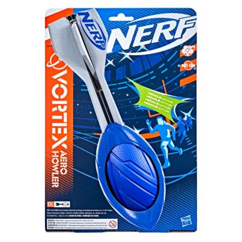 NERF Vortex Aero Howler Foam Football - Blue and Gray, 1 ct - Fry’s ...