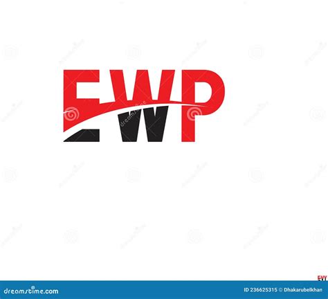 EWP Letter Initial Logo Design Vector Illustration Stock Vector ...