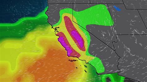 Significant Flood Threat For California As Pacific Storm Taps Into ...