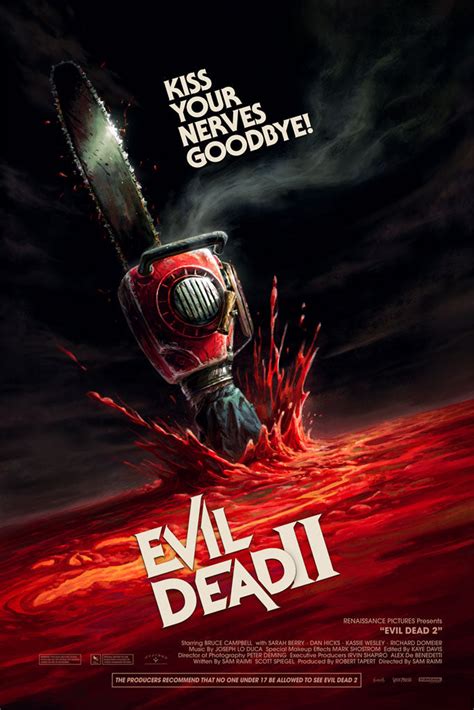 Evil Dead II - Movie Poster by James Bousema | Vice Press