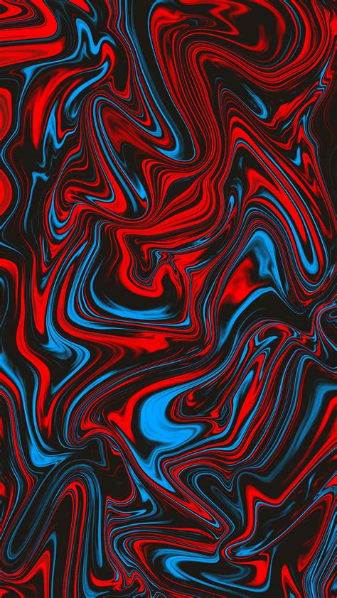 1920x1080px, 1080P free download | Red blue abstract, black, colorful ...