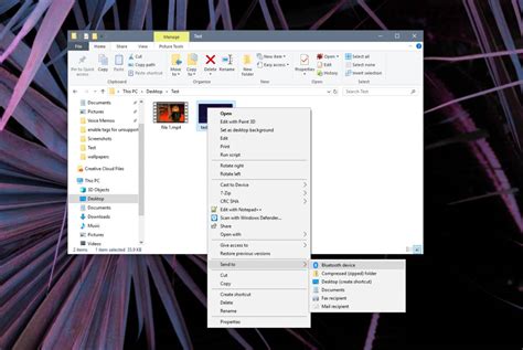 How to send files over Bluetooth on Windows 10