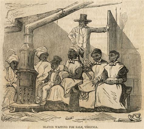 Slaves Waiting for Sale, Virginia. - Encyclopedia Virginia