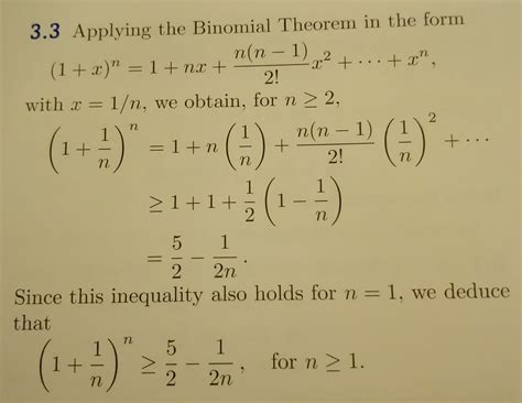 [Math] Proof of inequalities using binomial theorem – Math Solves ...