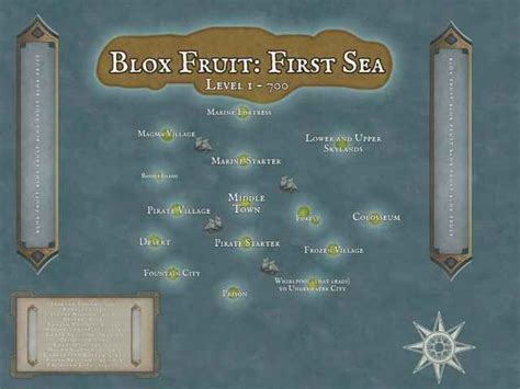 Blox Fruits map: All locations and NPCs for the first, second & third seas