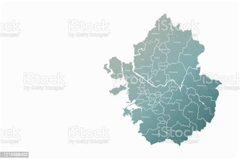 Gyeonggi Do Map Korea Province Vector Map Stock Illustration - Download ...