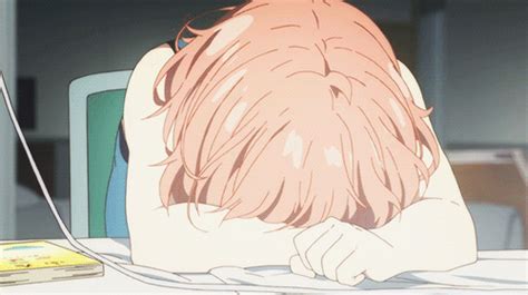 Sleeping Anime Girl Gif